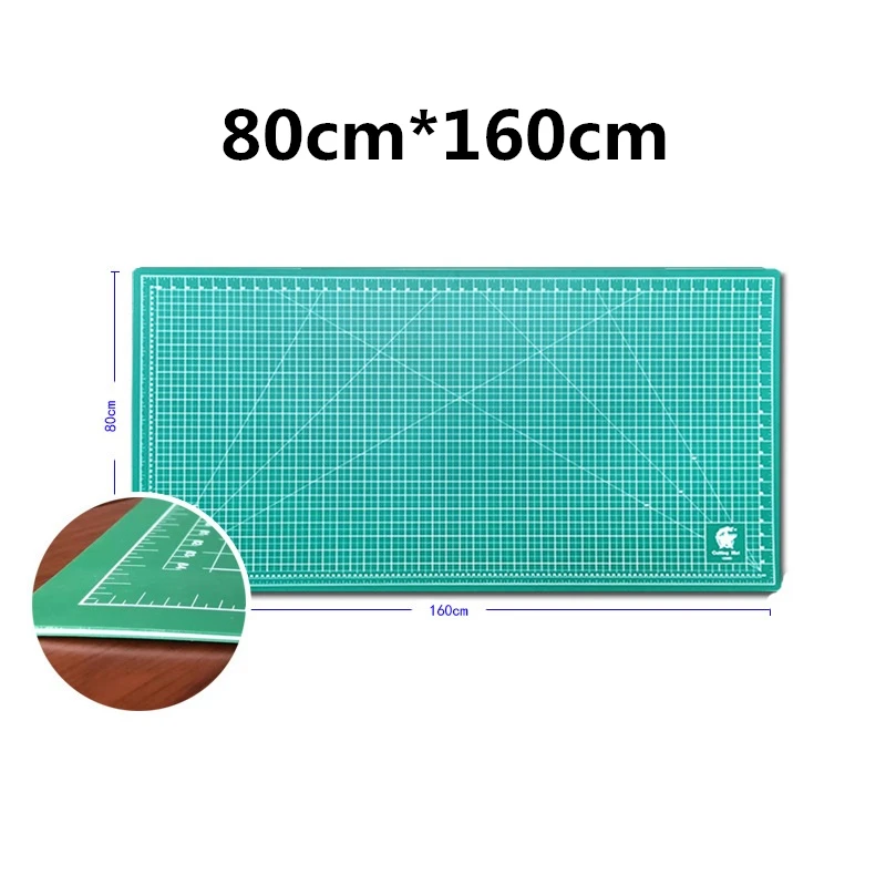 80cm×160cm Double-Sided Self-Healing PVC Scale Cutting Mat Artist Manual Sculpture Tool Engraving Pad Home Big Carving Board