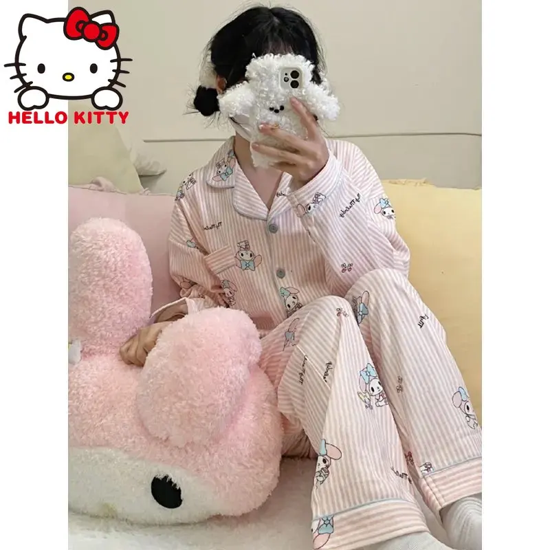 

Женский осенний спортивный костюм Sanrio Kuromi Anime Y2K с длинными рукавами