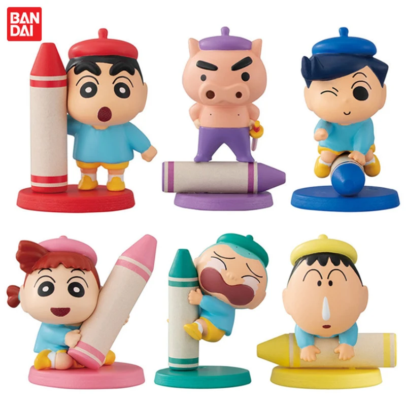 

В наличии Bandai Crayon Shinchan граффити гасяпон нохара Shinnosuke ручная работа декоративная игрушка подарок модель коллекция хобби