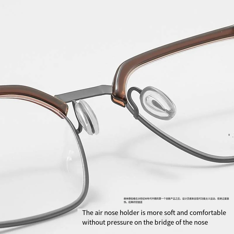 2606 мужская оправа для очков TR дизайнерская ультратонкая титановая полуободковая