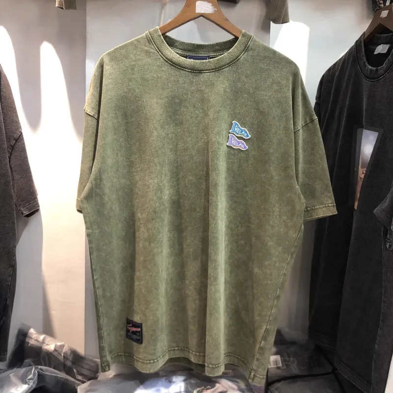 

Футболка Мужская/женская из промытой ткани, с коротким рукавом