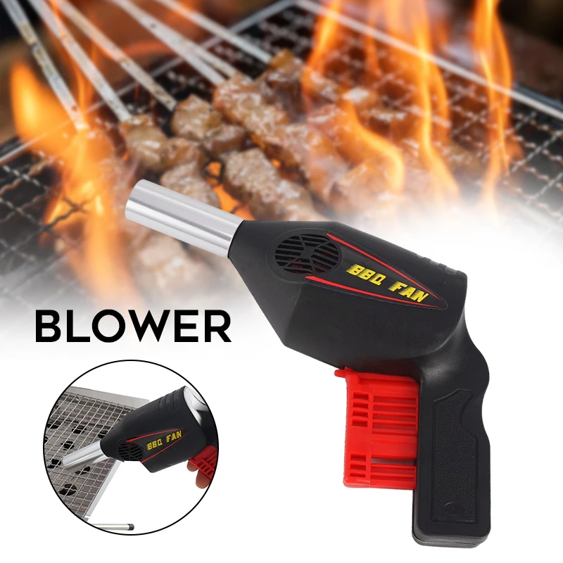 

Portable BBQ Air Blower Hand-held High Pressure Manual Blower Practical Cooking Fan for Outdoor Camping Cook Picnic N66