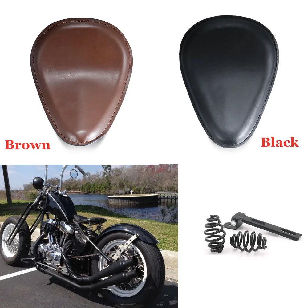 Крепление на мотоциклетные пружины сиденье для водителя подушка соло Harley Chopper