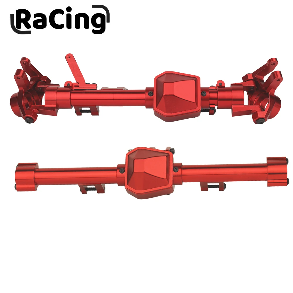 

CNC Aluminum Front & Rear Axle Housing For 1/6 RC Crawler Car Axial SCX6 Jeep JLU Wrangler Upgrade Parts