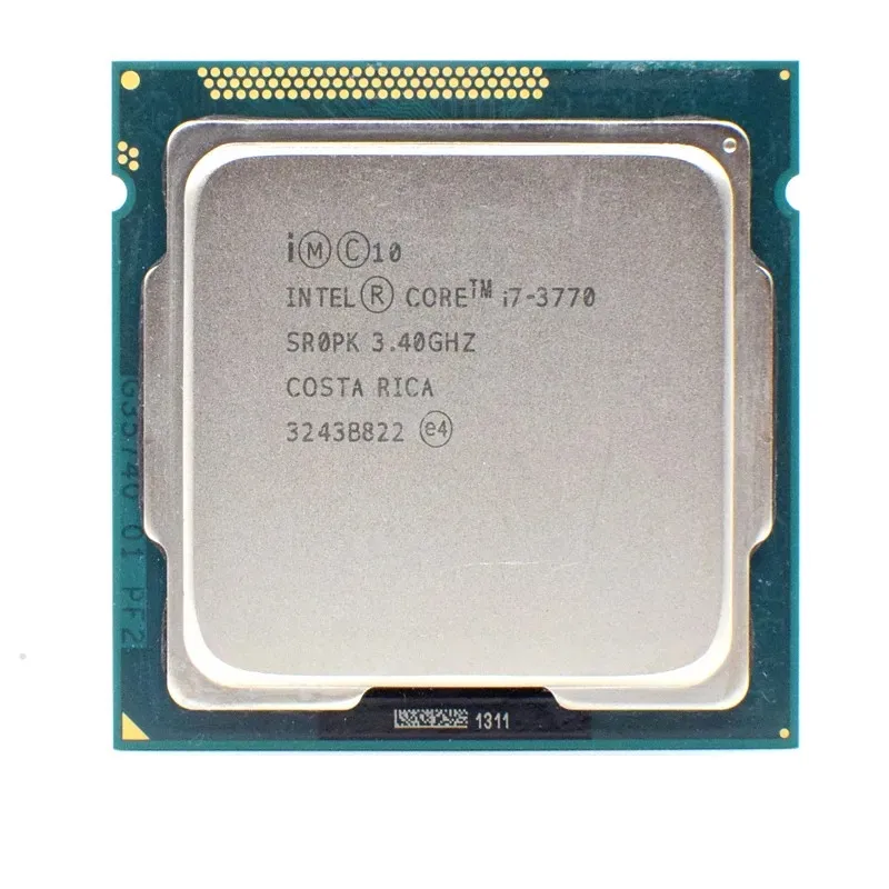

Intel-procesador Intel Core i7 3770, 3,4 GHz, 8M, 5.0gt/s, LGA 1155, SR0PK, CPU de escritorio, usado