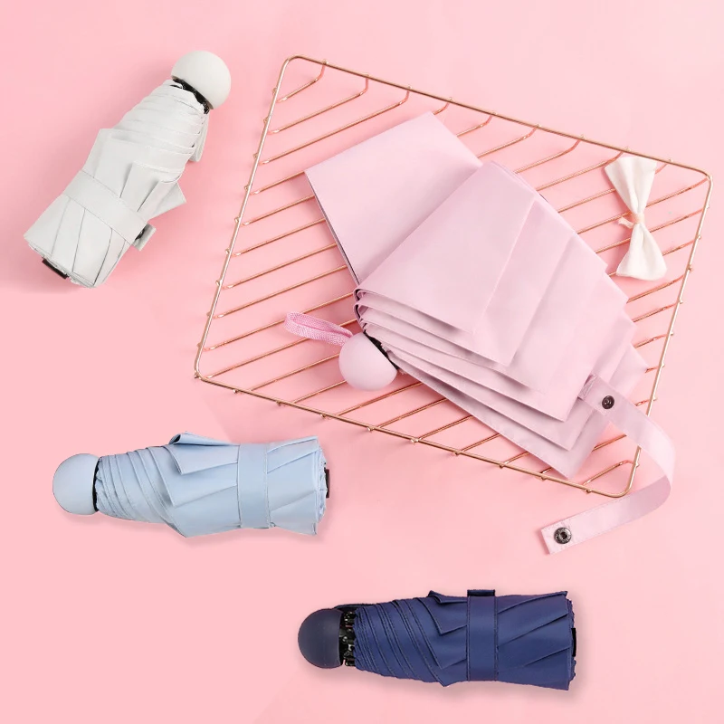 

Umberalla For Women Girl 10 Years 8 Ladies Free Shipping Mini Pocket Patio Sun Folding Windproof Solar Rain Small Backpack Gifts