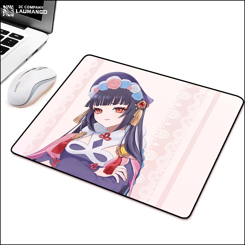 

Genshin Impact YunJin Mouse Carpet Gaming Pad Play Mat Pc Gamer Accessories Anime Mousepad Company Rug Desk Protector Table Pads