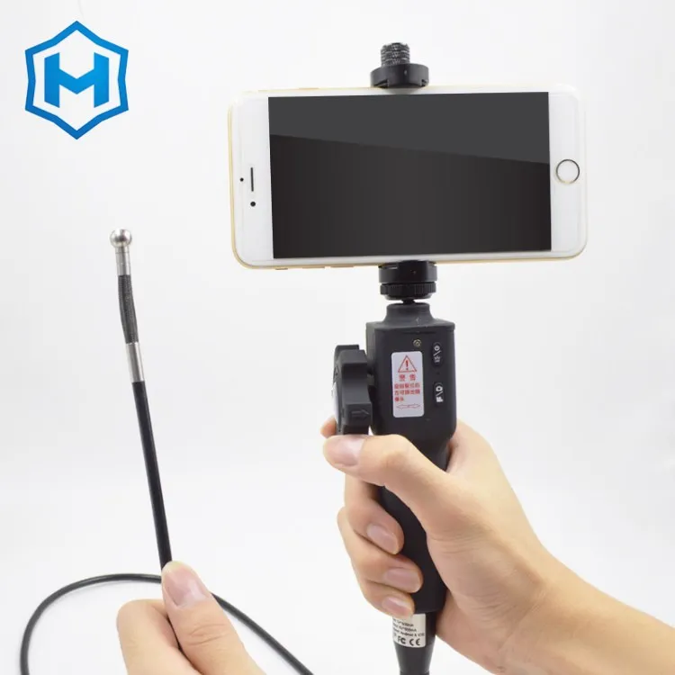

5.5mm 2 way 180 degrees aritculation industrial mobile phone endoscope