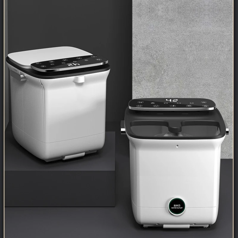 

Electric Remote Control Foot Bath Constant Temperature Heating Automatic Massage Foot Bath Bucket Touch Panel Foot Detox Bath