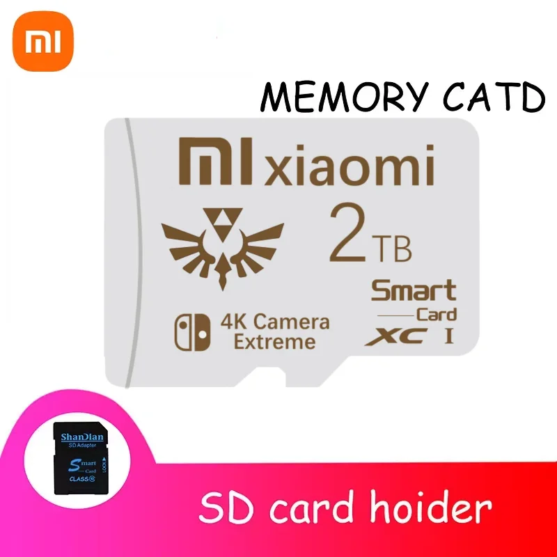 Высокоскоростная SD-карта 128 ГБ 256 512 C10 TF флэш-карта для телефона Xiaomi