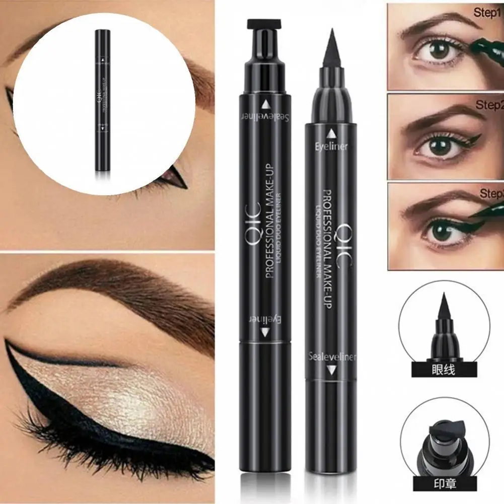 

3.5g Eyeliner Pen Healthy Seal Stamp Liquid Eyeliner Pencil Gentle Texture Smudge-Proof Stamp Eyeliner