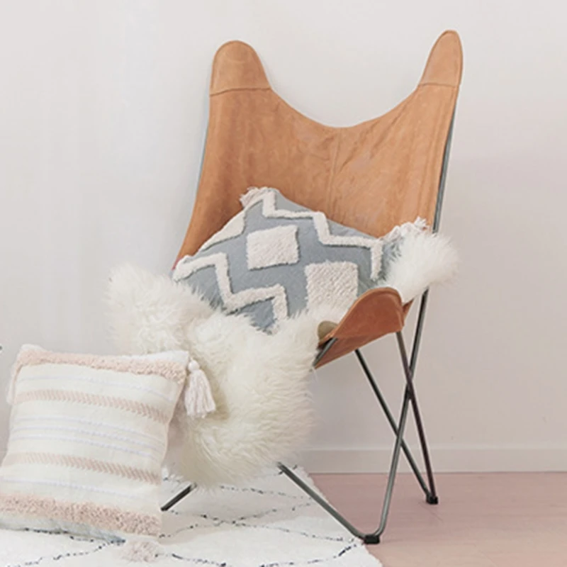 Скандинавский Morocan текстурированный богемный ворсовый чехол для подушки