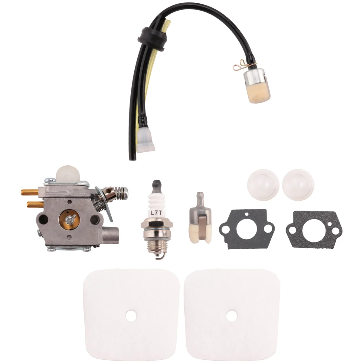 Комплект карбюратора для Echo Hca-2400 Ppsr-2433 Pe-2400 Srm-2400 Wt-424-1 Wt-424C
