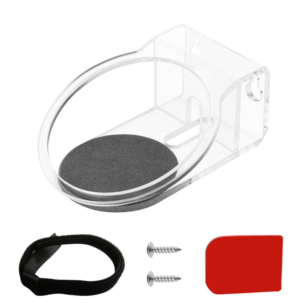 Pod Mini Smart Speaker Wall Mount Stand Durable Sound Box Wall Hanger Support Holder Pod, Transparent