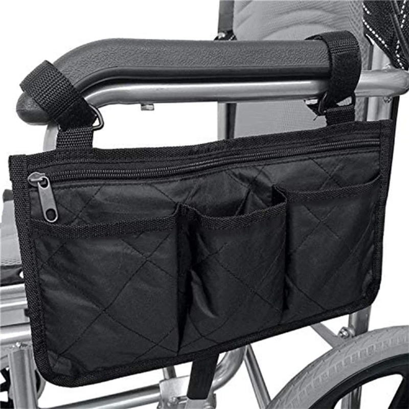 

Universal Waterproof Wheelchair Backpack Storage Bags, Fits Most Wheelchairs