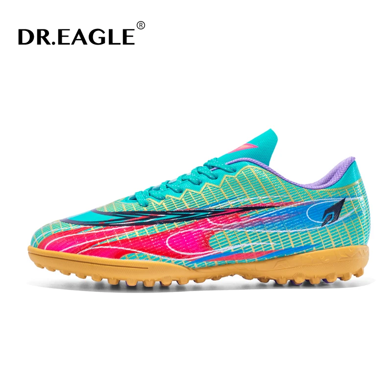 DR.EAGLE Football Boots Breathable Outdoor Lightweight Non-Slip Training Soccer Shoes Unisex Ankle Boots Chaussures De Football