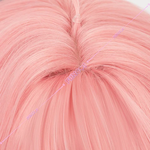 ZZZ Tsukishiro Yanagi Косплей Парик Zenless Zone Zero Длинные Мягкие Розовые Волосы Черные Очки Женщины Интеллектуальный Вигляд Cos Опора Ролевые Игры