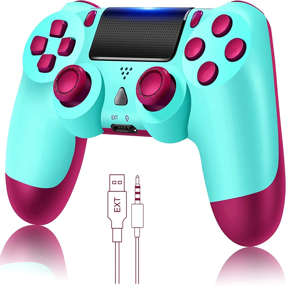 Gamepad For PS4 Controller Wireless Bluetooth Double Vibration Joystick For PC For Andriod/IOS For Steam For Pad For PS5 Console