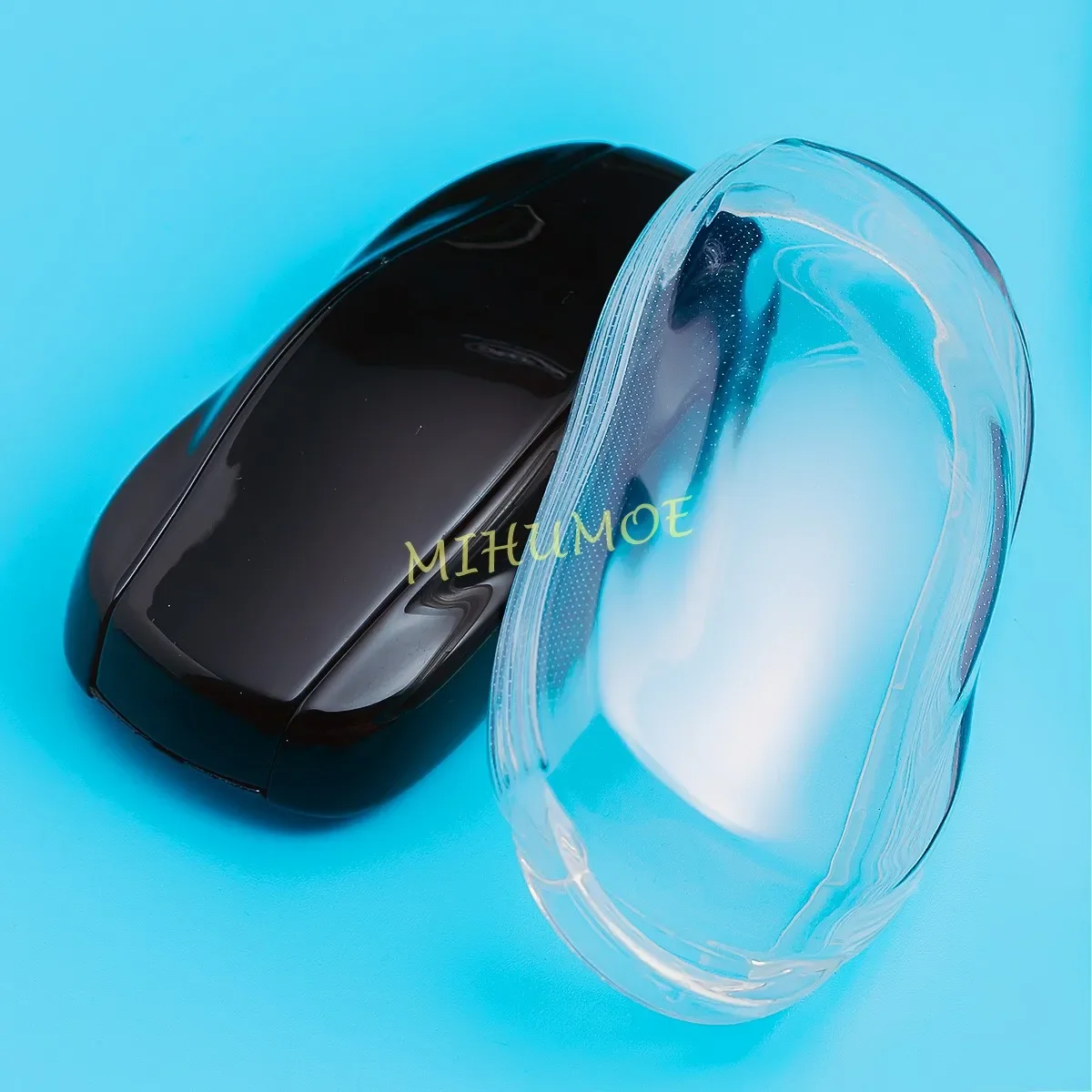 

Для Tesla Model S 3 Y кристально прозрачный автомобильный брелок, чехол-держатель, защитные аксессуары 2018 2019 2020 2021 2022 2023 2024