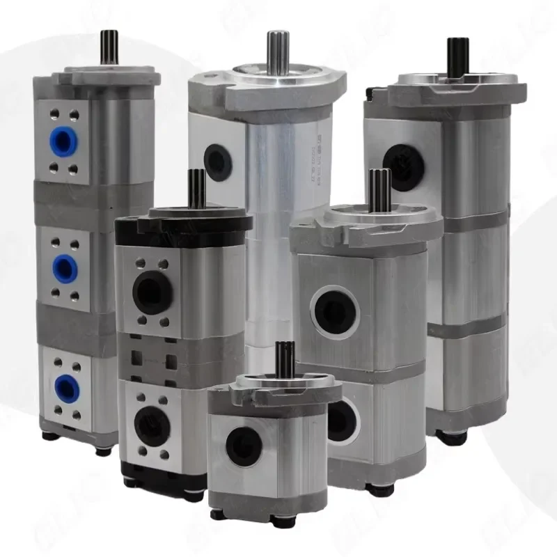 Механические детали HD250 Мини-экскаватор Гидравлический одношестеренный насос