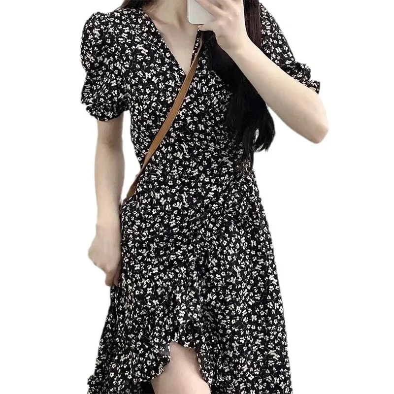 Элегантное черное теплое женское платье 2024 новый стиль Sen женская шикарная