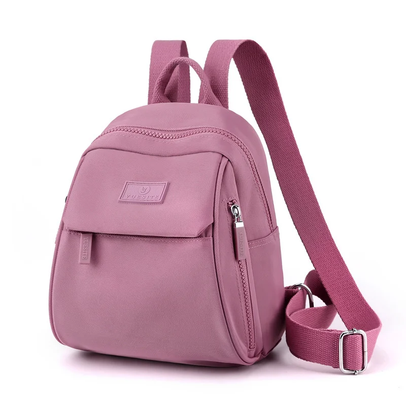 

Mini Women Backpacks Anti-theft Waterproof Nylon Small Bagpack Office Lady Multi-pocketed Shoulder Rucksack Travel Storage Bag