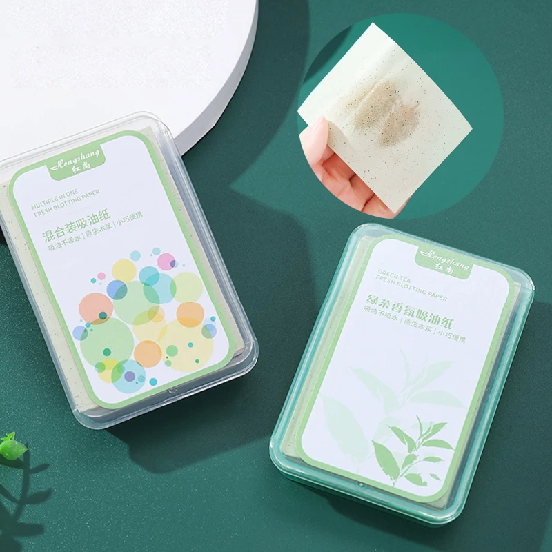 

900/1200/1500sheets Face Oil Blotting Sheets Face Oil Absorbing Paper Oil Control Wipes Paper Face Cleaning Sheets Makeup Tools