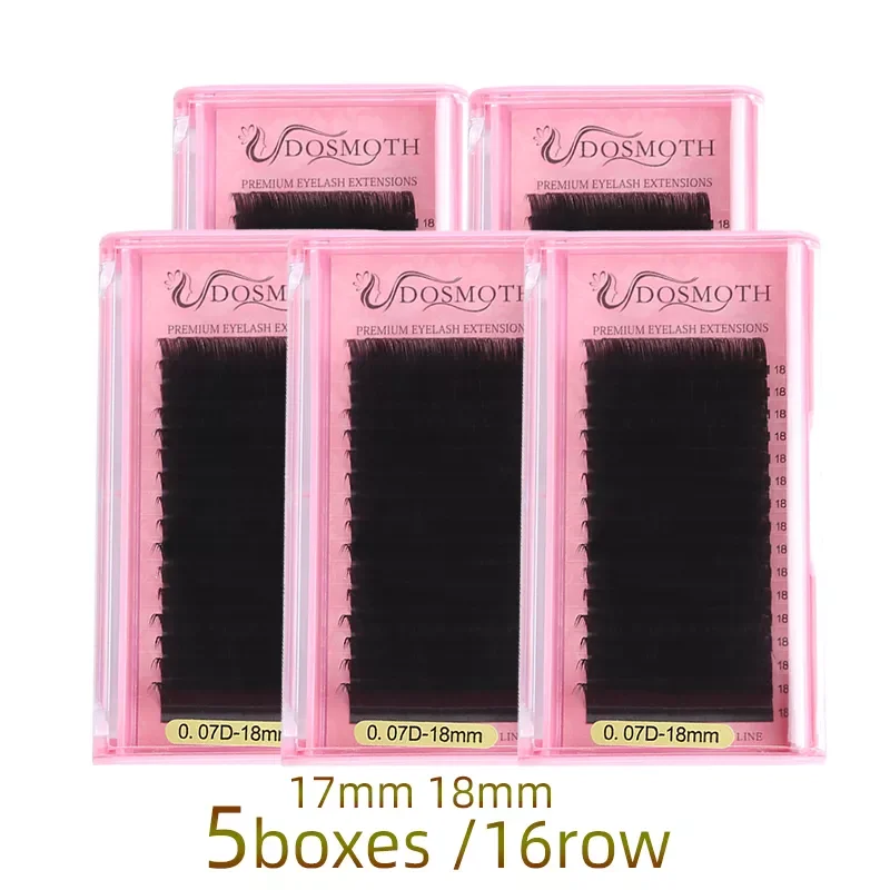 

length 17mm 18mm Extra long eyelash extension natural false eyelashes Individual eyelash