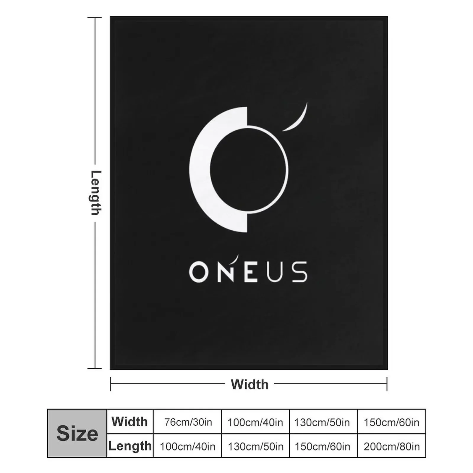 Классическая футболка KPOP BOY GROUP ONEUS LIGHT США одеяло для пикника забавный подарок