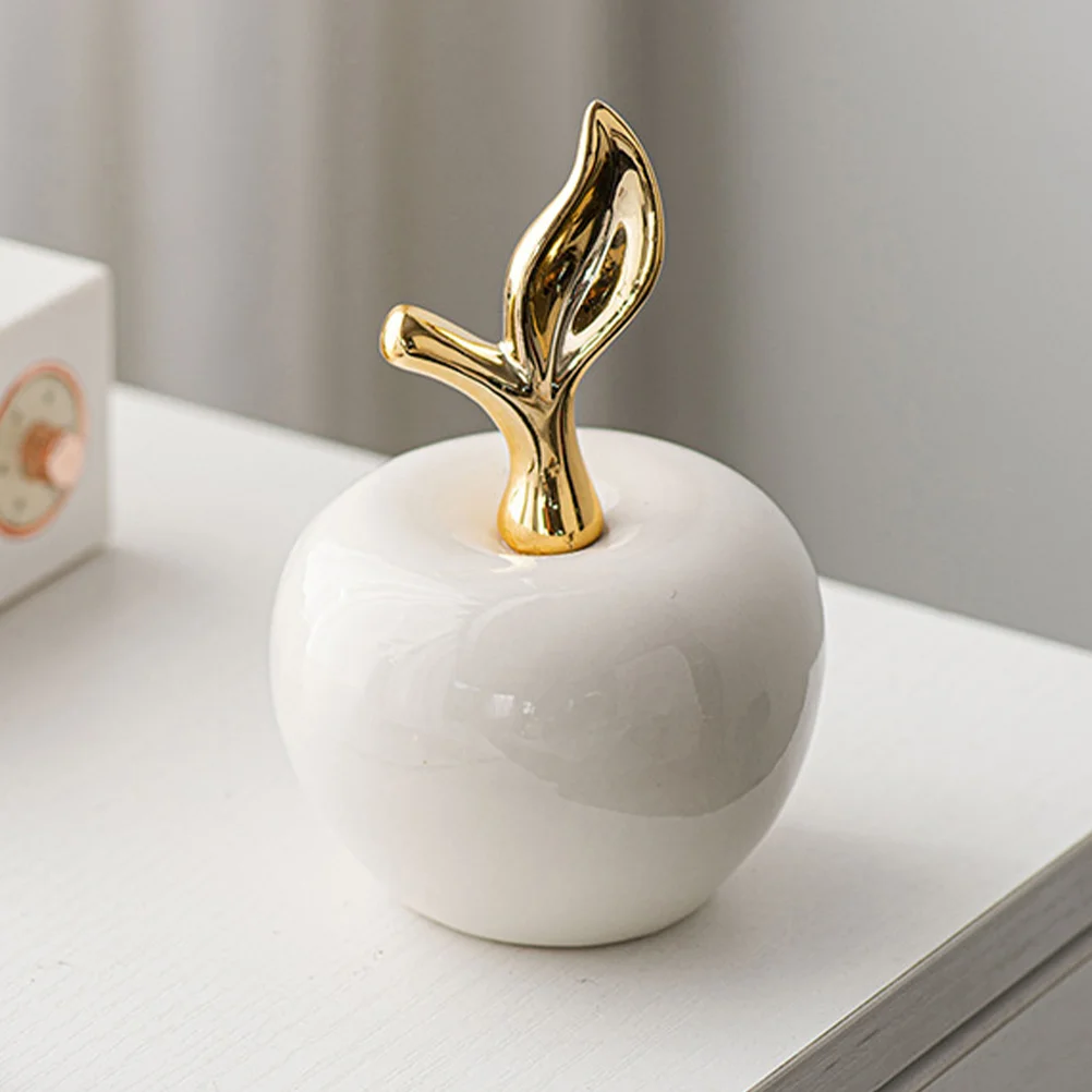 Керамическое украшение в виде яблока рождественское маленькое ремесло