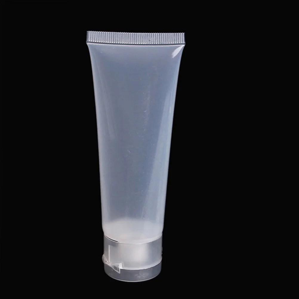 

50 Ml Face Cream Container Squeezable Makeup Travel Bottle Lotion Refillable Tubes Jars