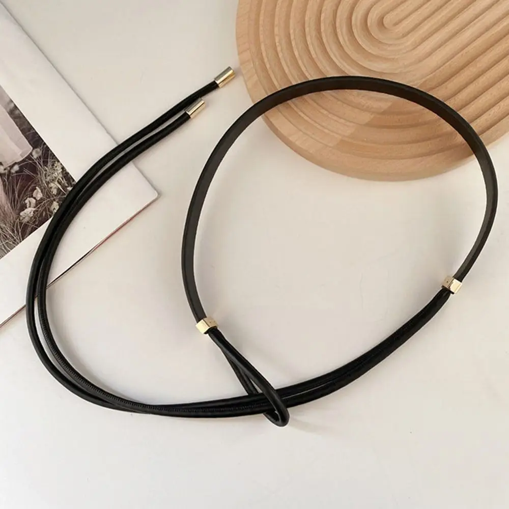 

Винтажные ремни для джинсов для девочек, украшение для брюк, женские ремни с кисточками, декоративные ремни для платья, ремни из искусственной кожи с узлом, поясные ремни