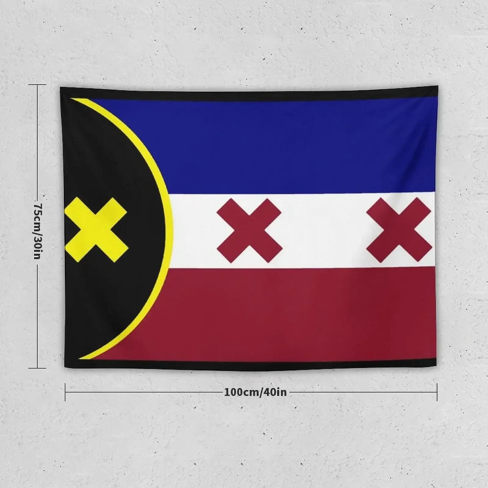 Гобелен с флагом Лманаберга эстетический декор для комнаты корейские украшения