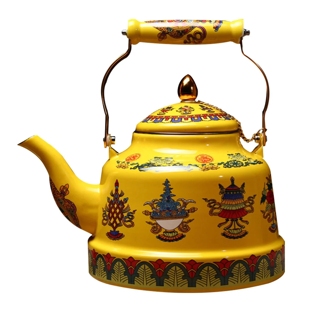 

Teapot Kettle Water Tea Stovetop Pot Boiling Whistling Enamel Ceramic Coffee Kitchen Turkish Hot Vintage China Warmer Teakettle