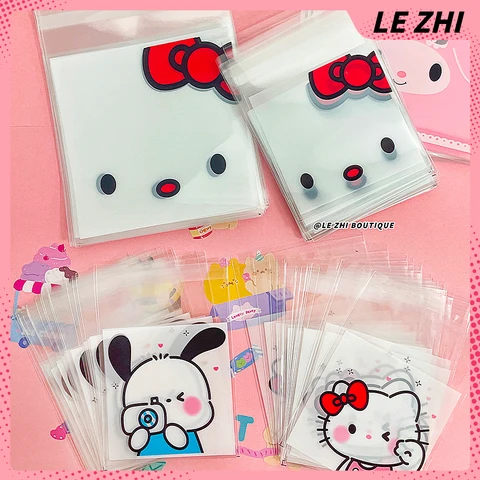 Милые пакеты для конфет MINISO Hello Kitty Mymelody 100 шт