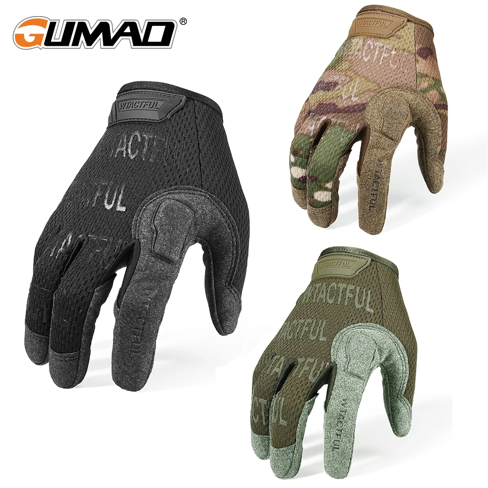 Tactical Gloves Army Long Full Finger Glove Men Black Military Airsoft Sport Hiking Biker Cycling Riding Driving Hunting Mittens