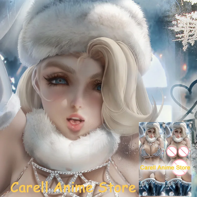 Двусторонняя наволочка для подушки Dakimakura с принтом из аниме пикантная девушка -