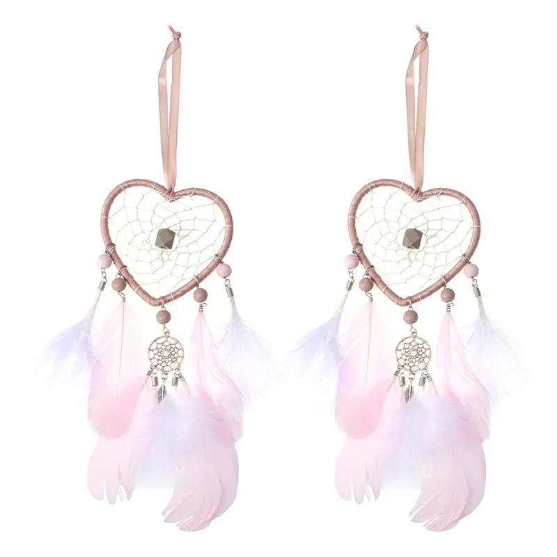

2Pcs Dream Catcher Hanging Dream Catcher Fashion Wall Decors Fashion Home Decor Lovely Wall Hanging Ornament Festival Gift