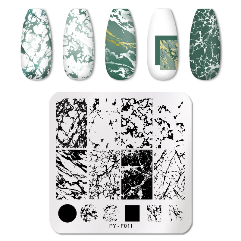 

PICT YOU Animal Patterns Nail Stamping Plates Stainless Steel Nail Art Image Plate Stamp Template Stencil Tools PY-F011