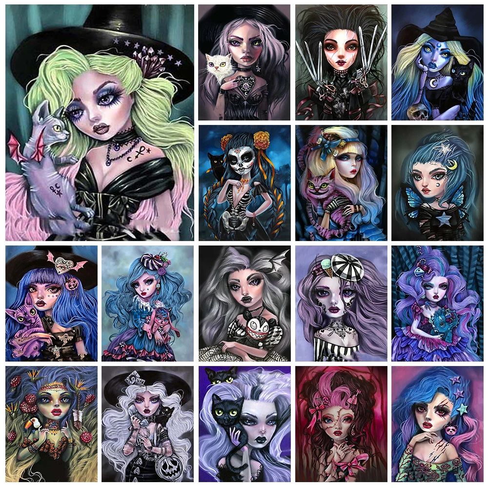 Набор для алмазной живописи 5D сделай сам в готическом стиле