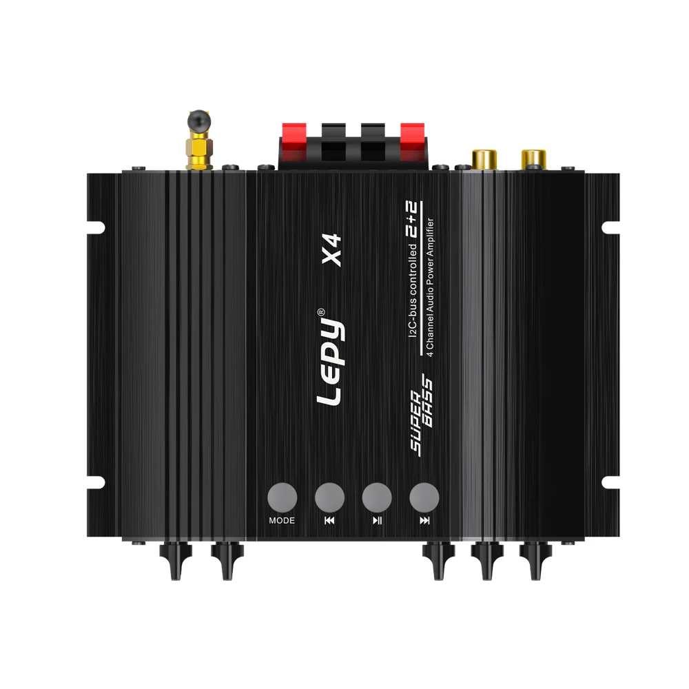 Фото Lepy X4 Hifi 4-канальный Усилитель Bluetooth 5,0, Оптоволоконный Коаксиальный Вход 2,1, Усилитель Звука, Двойной Выход Сабвуфера №4