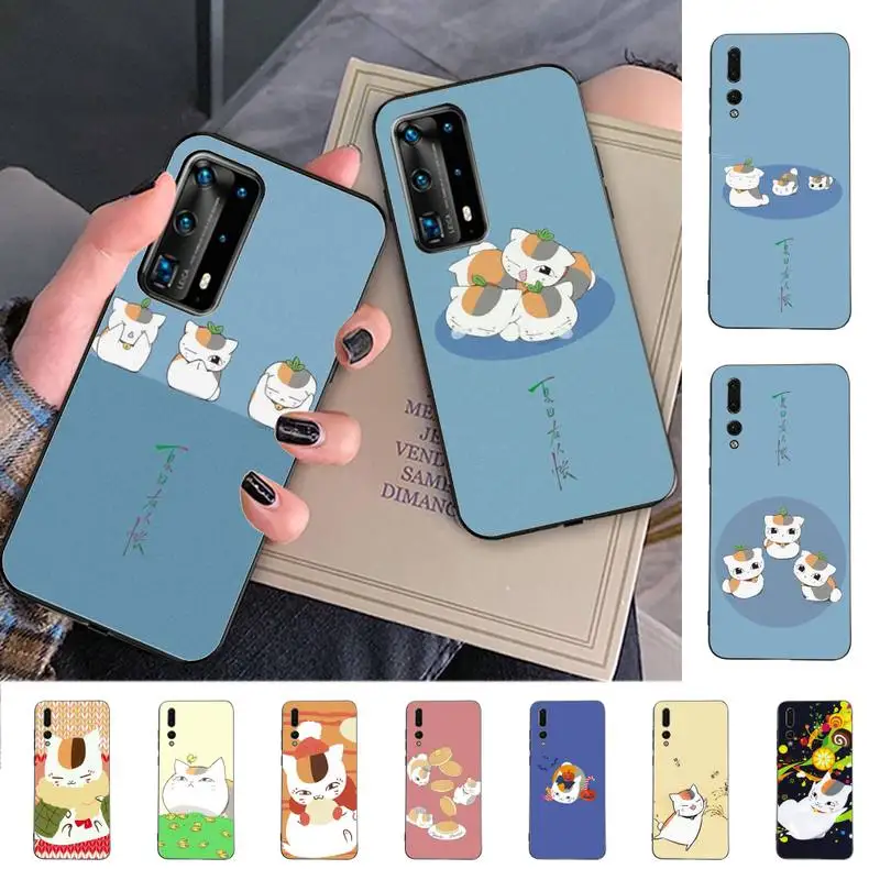 

YNDFCNB Natsume yuujinchou Nyanko Sensei Phone Case for Huawei P30 40 20 10 8 9 lite pro plus Psmart2019