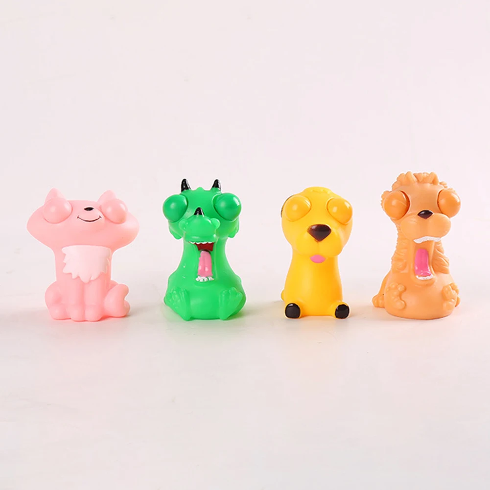 

Cute Animals Flippy Squeeze Toys Stress Relief Squeeze Out Eyes Party Favor Squeezing Eyes Anti Anxiety Christmas Halloween Gift