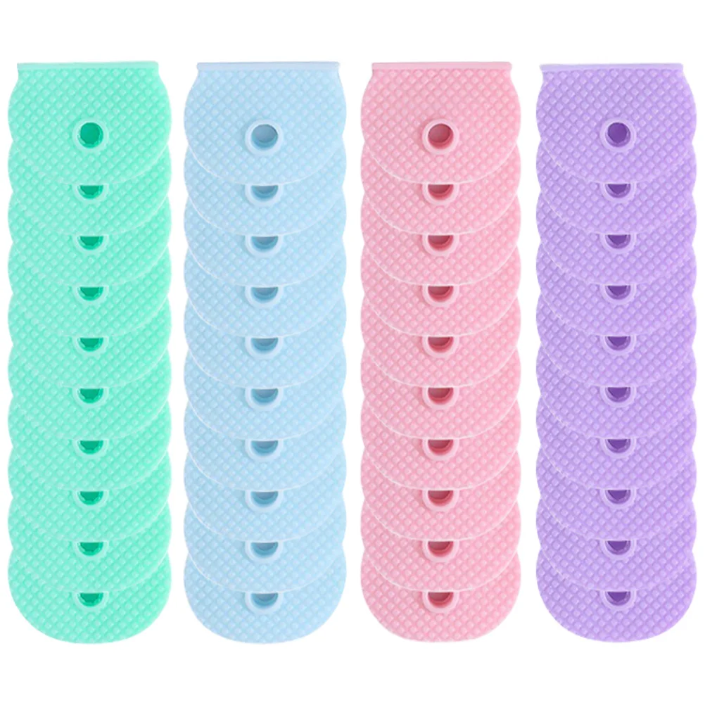 

40Pcs Key Identifier Covers Decorative Key Silicone Caps Elastic Key Covers Protective Key Covers