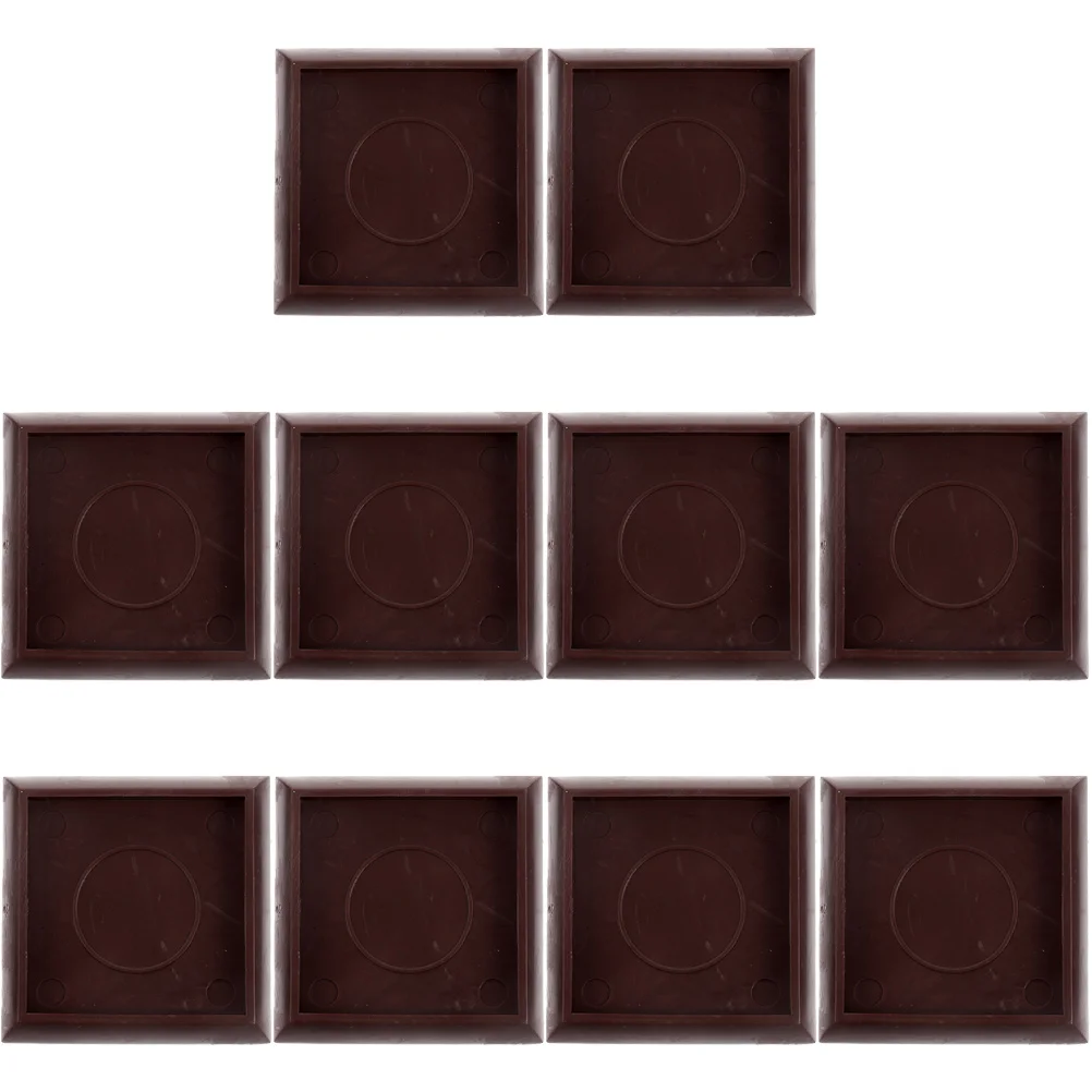 

10Pcs Compact Furniture Coasters Plastic Furniture Cups Professional Chair Wheel Stoppers