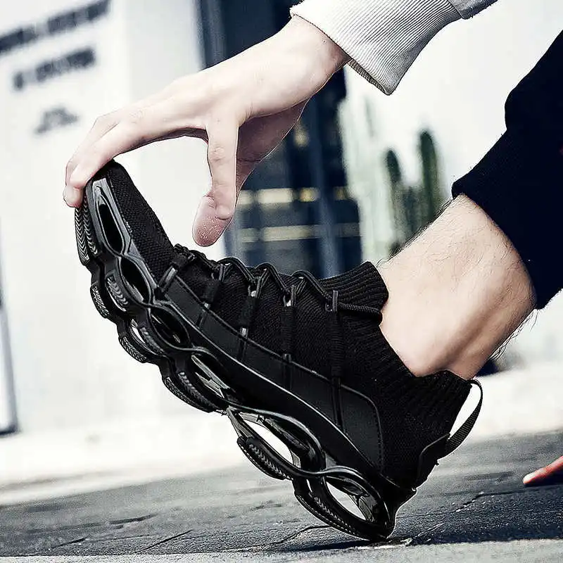 

Туфли для мальчиков в полоску, теннисные аксессуары, мужская тренировочная безопасная обувь для безопасных упражнений, аниме Городские кро...