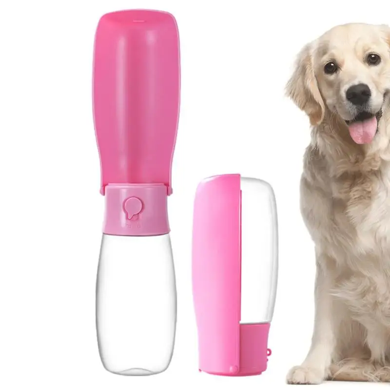 

Портативная бутылка для воды для собак, 550 мл, бутылка для питья для щенков, не протекает, товары для питья для путешествий, прогулок