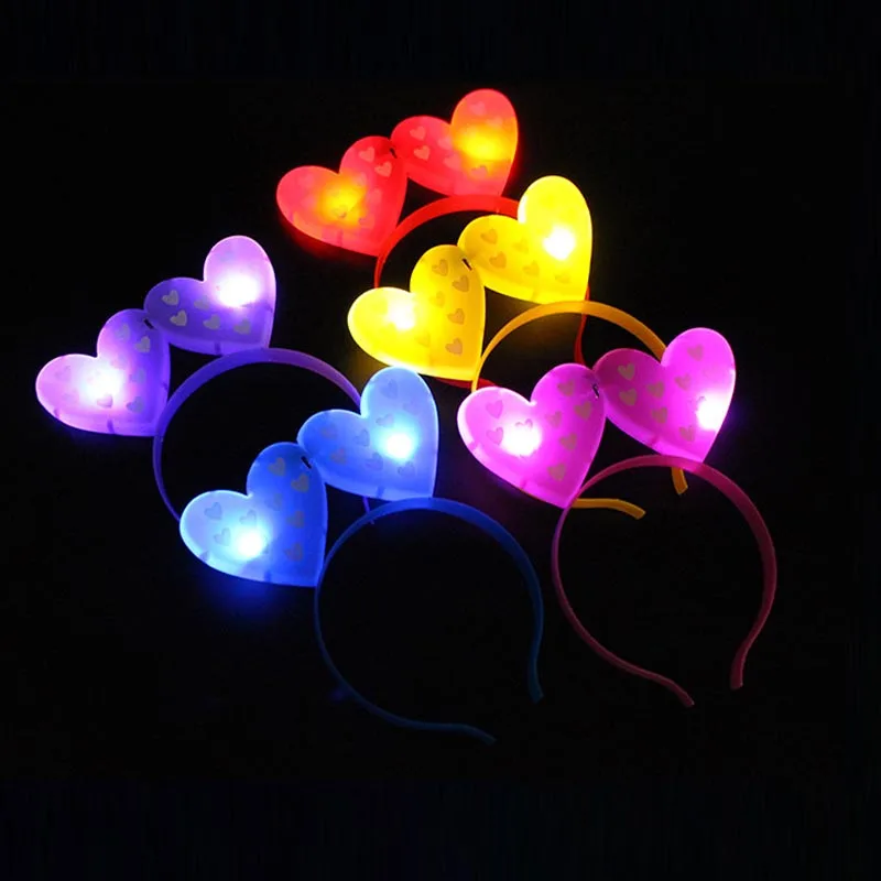 10pcs Glowing Cat Ears Tiara Crown Headband Luminous Light Up Bowknot Rabbit Ear Headwear Head Band Christmas Decoration |