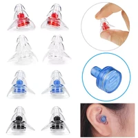 1 pair noise cancelling earplugs for sleeping study concert hear safe noise cancelling hearing protection silicone ear plugs