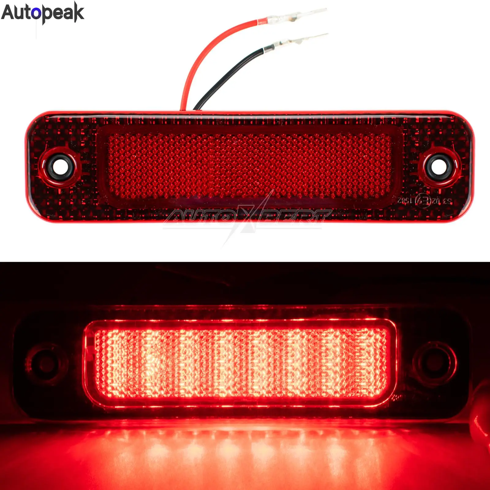 

Задний фонарь для тормоза высокого уровня, яркий, прочный задний фонарь для тормоза 5128002, запасные части для Transit MK7 06 ‑ 14